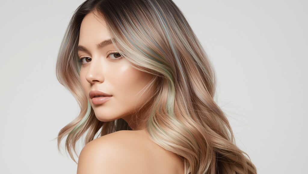 boho floral braided hairstyle 